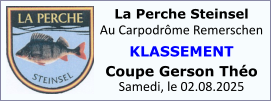 La Perche Steinsel Au Carpodrôme Remerschen KLASSEMENT Coupe Gerson Théo Samedi, le 02.08.2025