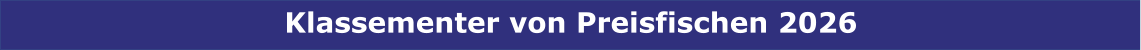 Klassementer von Preisfischen 2026