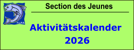Section des Jeunes Aktivitätskalender  2026