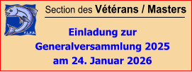 Section des Vétérans / Masters  Einladung zur Generalversammlung 2025 am 24. Januar 2026