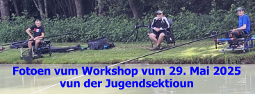 Fotoen vum Workshop vum 29. Mai 2025 vun der Jugendsektioun