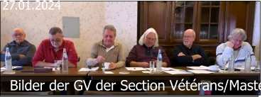 Bilder der GV der Section Vétérans/Masters 27.01.2024