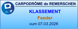CARPODRÔME de REMERSCHEN vum 07.03.2026    KLASSEMENT Feeder