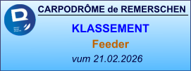 CARPODRÔME de REMERSCHEN vum 21.02.2026    KLASSEMENT Feeder