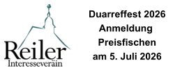 Duarreffest 2026  Anmeldung  Preisfischen am 5. Juli 2026