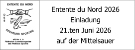 Entente du Nord 2026 Einladung 21.ten Juni 2026 auf der Mittelsauer