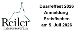 Duarreffest 2026  Anmeldung  Preisfischen am 5. Juli 2026